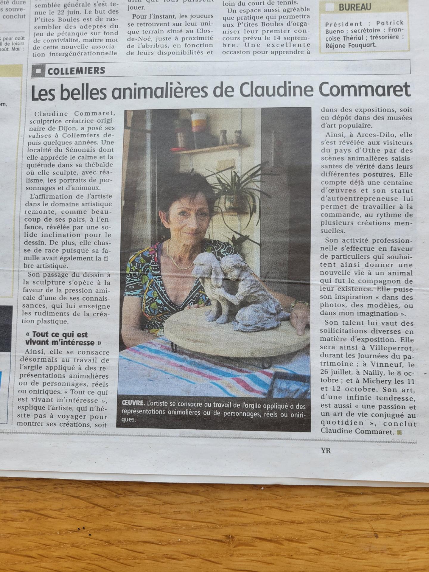 Claudine camaret journal