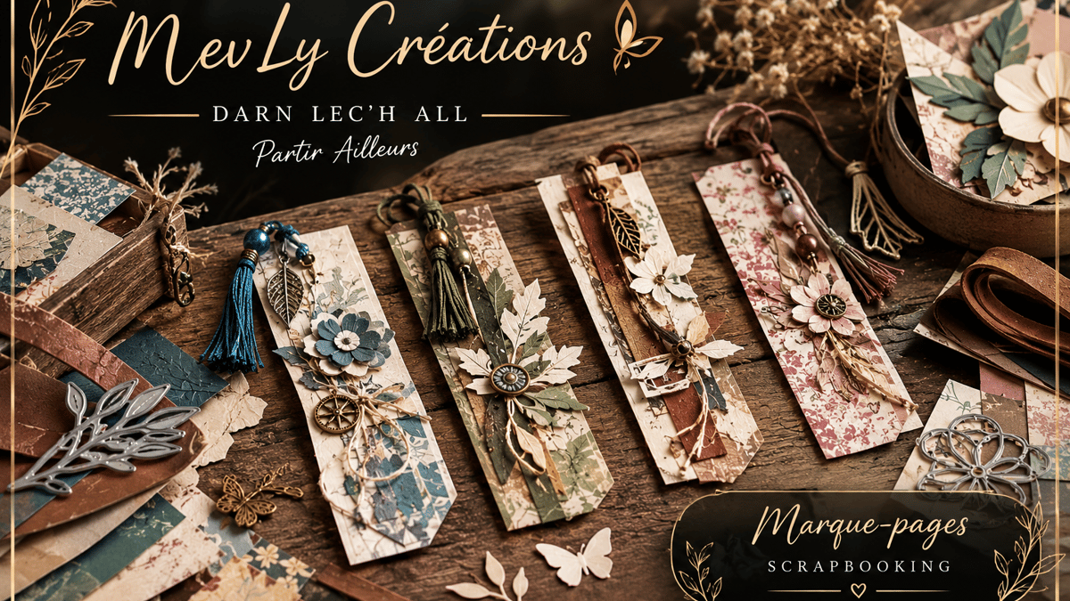 1 6 marques pages scrapbooking