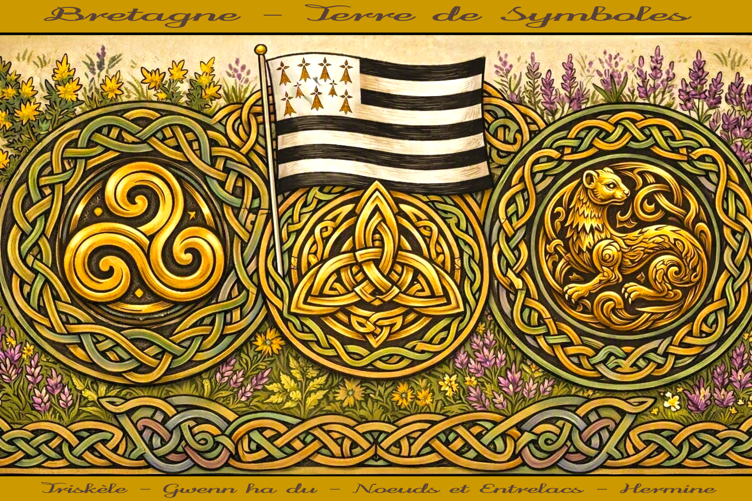 Bretagne terre de symboles darn lec h all mevly creations