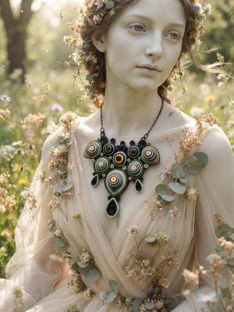 Chloris nymphe printaniere avec le plastron chloris mevly creations 480x640