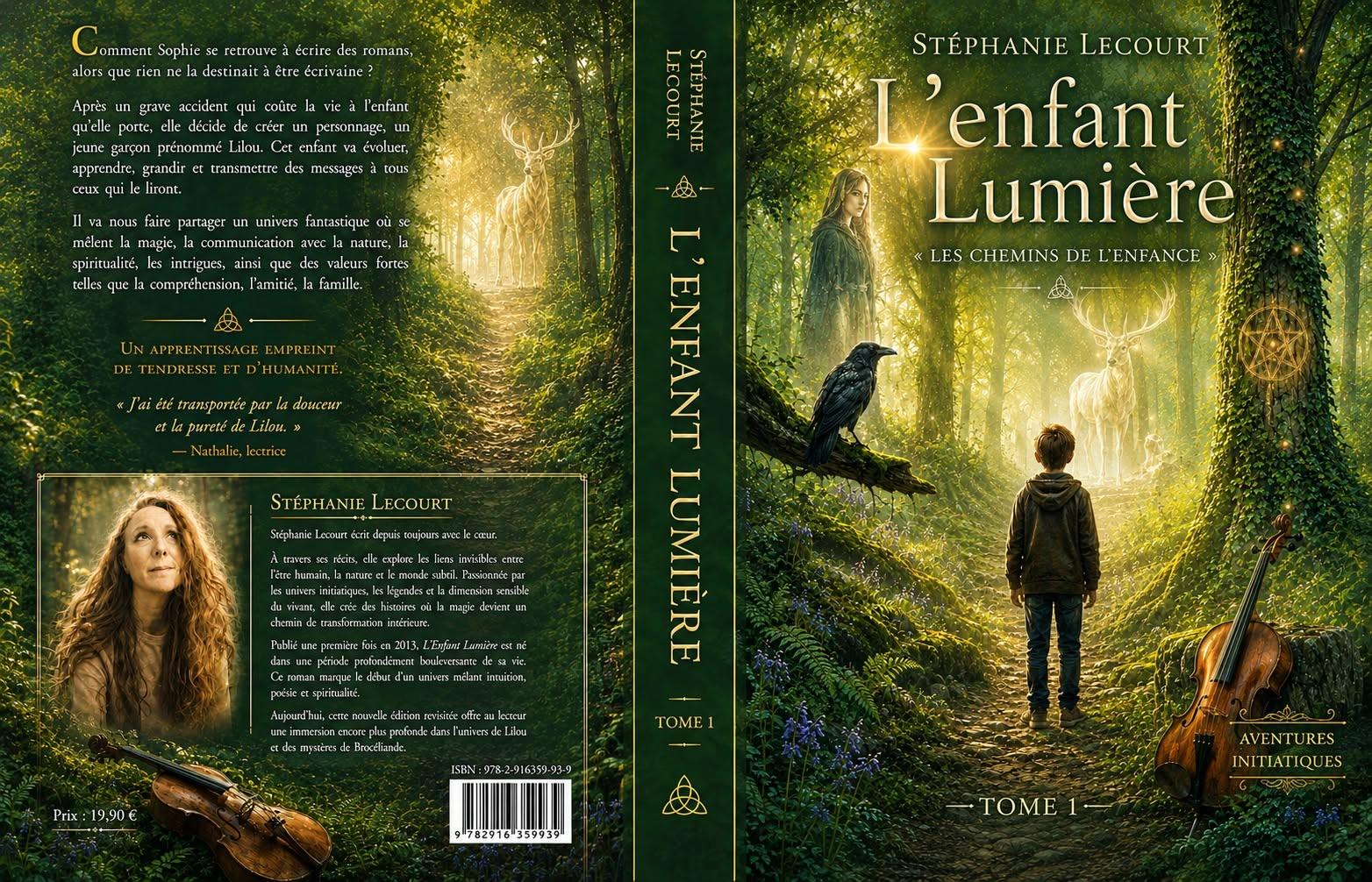 Couverture de l enfant des lumiere tome1 stephanie lecourt