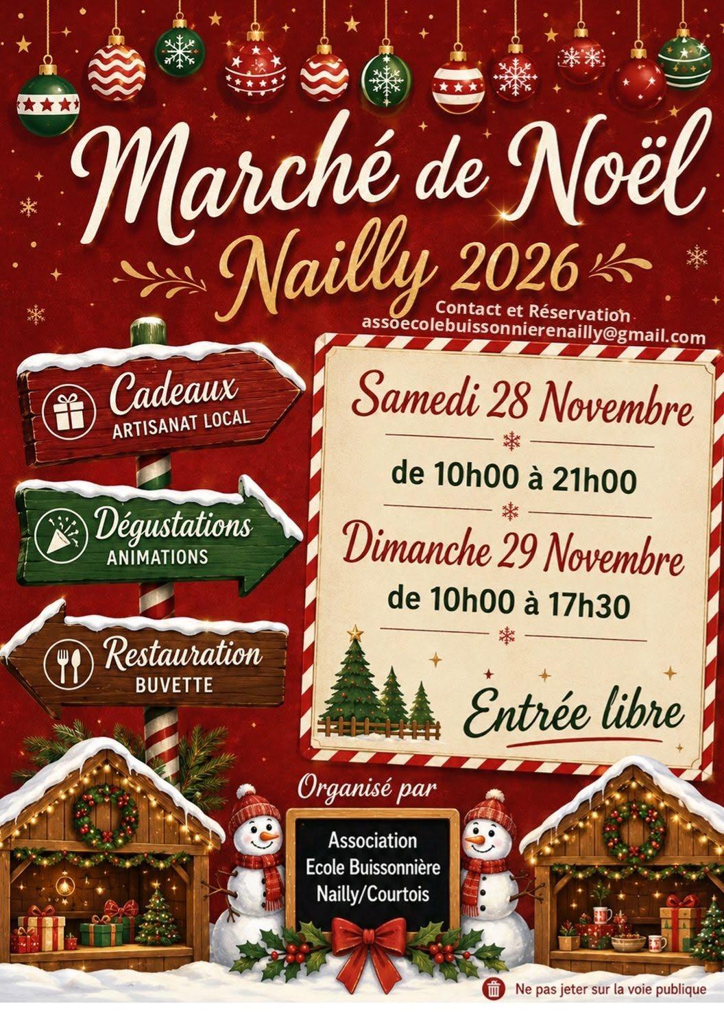 Marche de noel nailly 2026