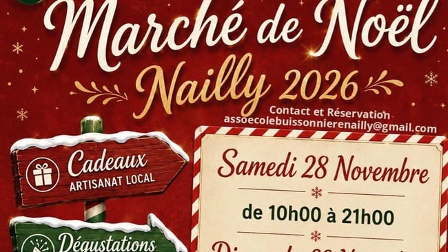 Marche de noel nailly 2026