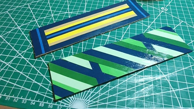 Marques pages marquetterie de papier univers mevly creations