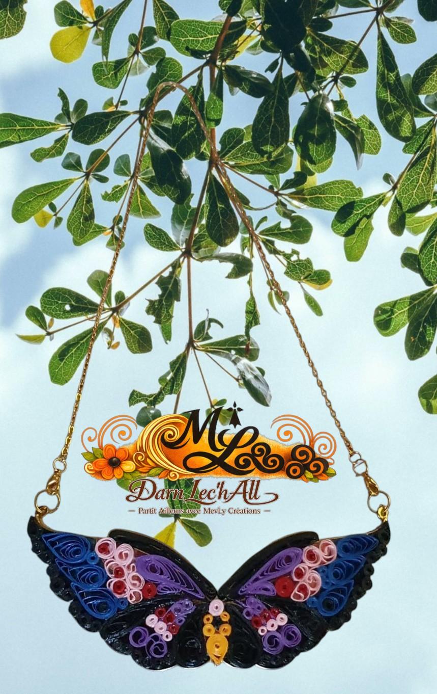 Papillon aile reinvente creation mevly recyclee vegetal
