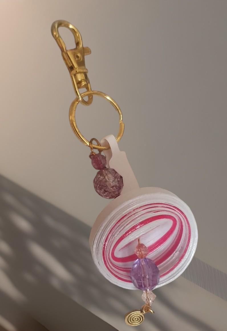 Porte clefs mevly creations ref aq pc 021