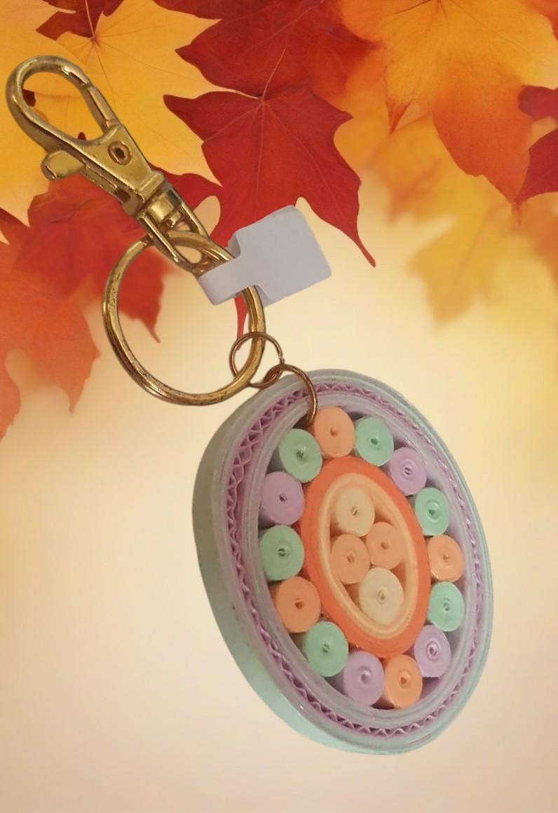 Porte clefs mevly creations ref aq pc 022