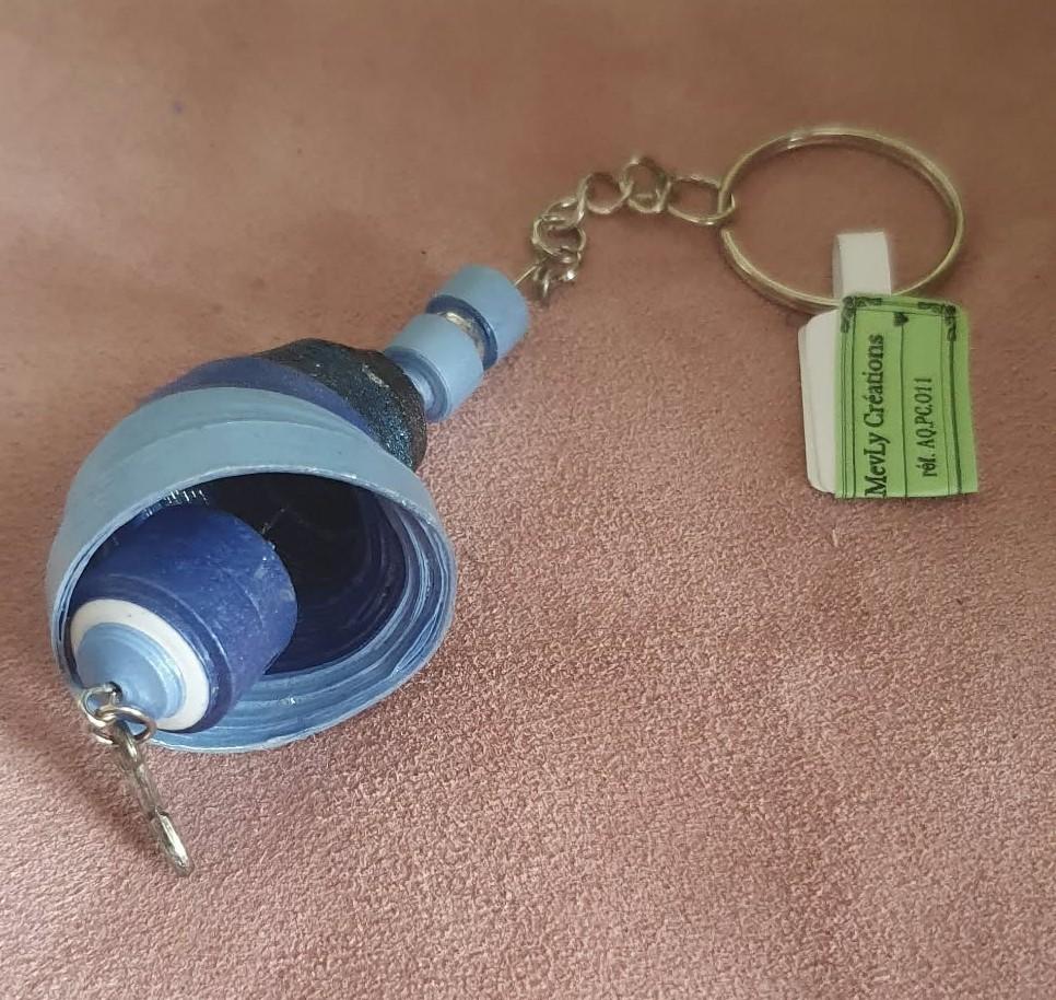Porte-clés MevLy Créations réf. AQ-PC.011