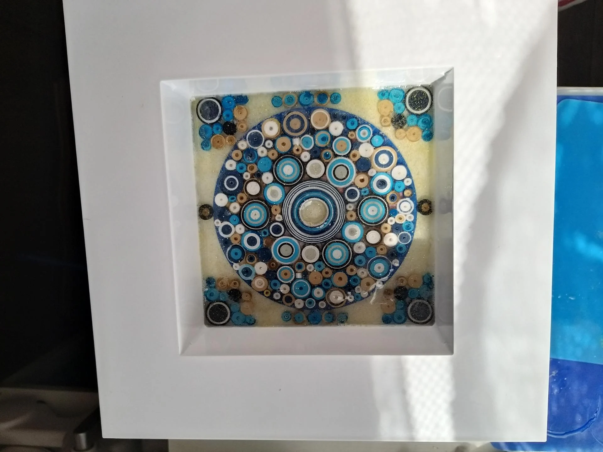 Vide poche blanc bleu cd rom 3 